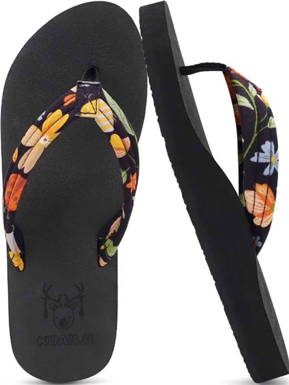 Womens Arch Support Flip Flops Ladies Comfort Lightweight Soft Yoga Mat Cushion